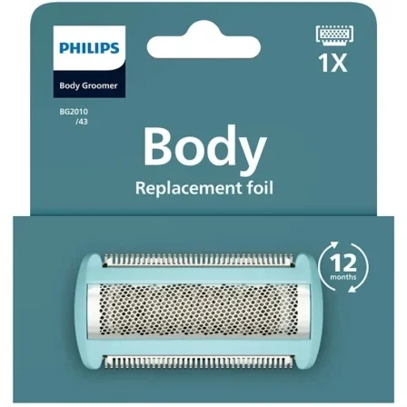 Philips Cabezal de reemplazo para afeitadora eléctrica Body Groomer, pack 1 Philips Cabezal de reemplazo para afeitadora eléctrica Body Groomer, pack 1